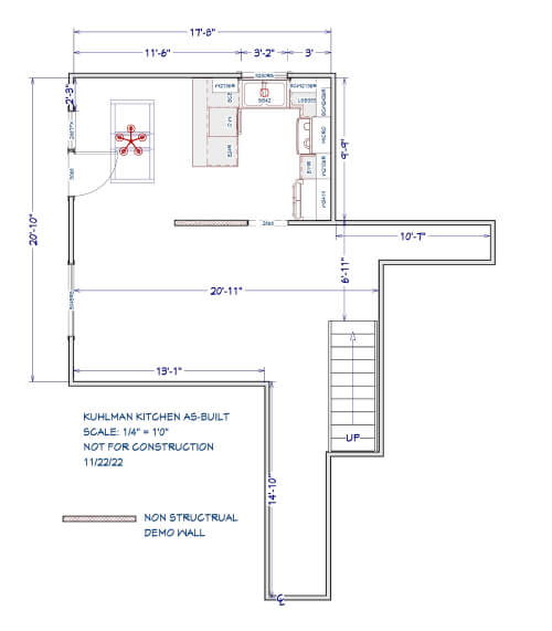 Kuhlman As-Built blue prints