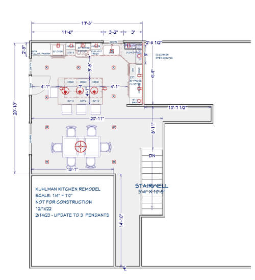 Kuhlman Kitchen Final Plan blue prints