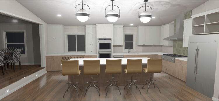 Steuart VanHulzen Kitchen 3D rendering